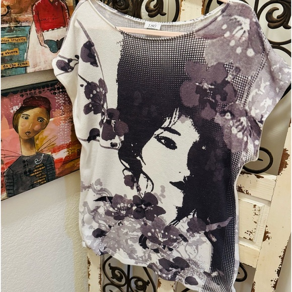 180 Dresses & Skirts - 180 WOMEN FACE ART DRESS/SHIRT.